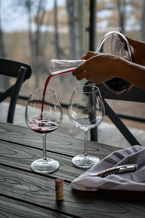 This is what people mean by letting wine breathe