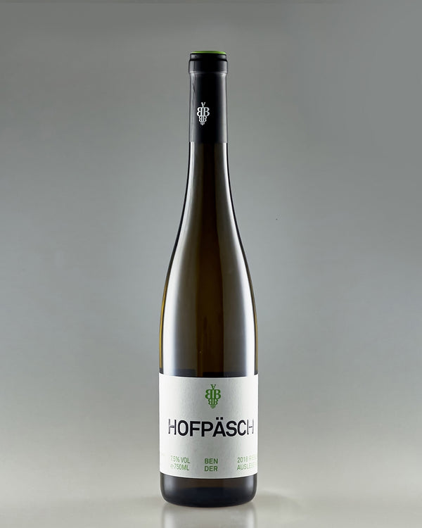 Andreas Bender Hofpäsch Riesling Auslese 2018